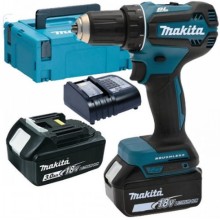 MAKITA DDF485SFJ Aku bezuhlíkový šroubovák Li-ion LXT (18V/2x3,0Ah) Makpac