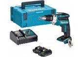 MAKITA DFS452RAJ Aku šroubovák na sádrokarton (18V/2x2,0 Ah) Makpac