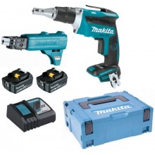 MAKITA DFS452TJX2 Aku šroubovák Li-ion LXT (18V/2x 5,0Ah) Makpac