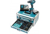 MAKITA DHP482RFX9 Aku příklepový šroubovák (2x3,0Ah/18V) + hliníkový kufr + sada příslušenst
