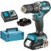 MAKITA DHP487RAJ Aku bezuhlíkový příklepový šroubovák Li-ion LXT ( 2x2,0Ah/18V) Makpac