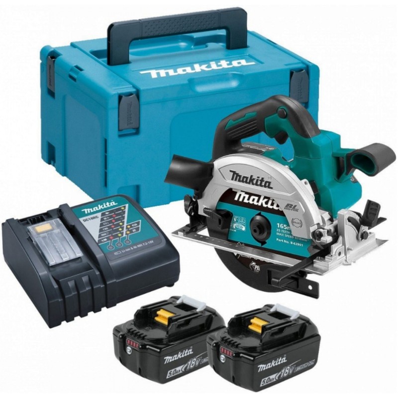 MAKITA DHS660RTJ Aku bezuhlíková okružní pila Li-ion LXT 18V 2x5.0Ah, Makpac MAKITA DHS660RTJ Aku bezuhlíková okružní pila Li-ion LXT 18V 2x5.0Ah, Makpac