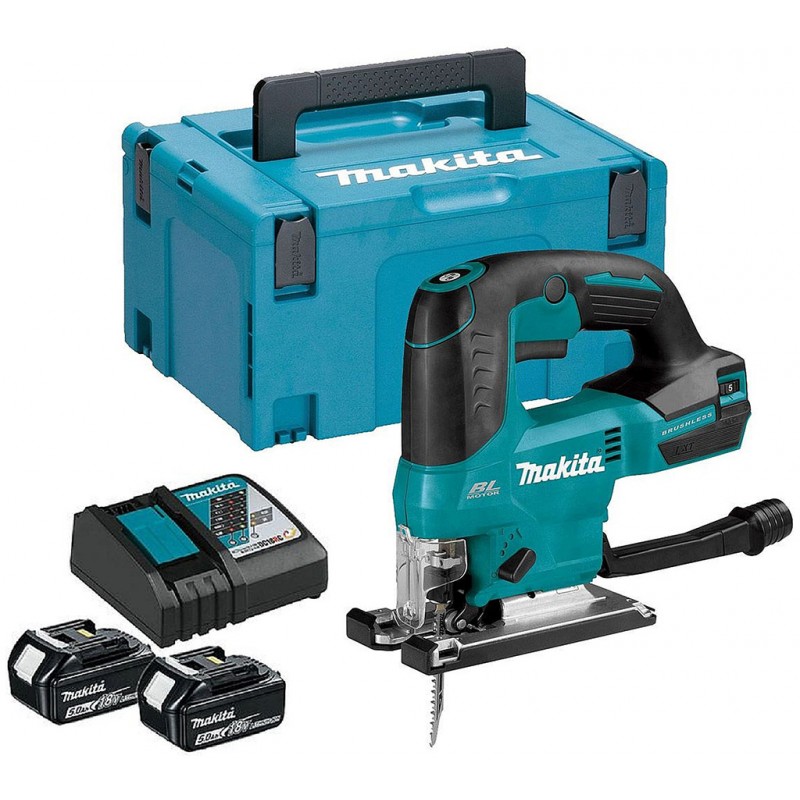 MAKITA DJV184RTJ Aku bezuhlíková přímočará pila Li-ion LXT 18V (2xBL1850B+DC18RC) MAKITA DJV184RTJ Aku bezuhlíková přímočará pila Li-ion LXT 18V (2xBL1850B+DC18RC)