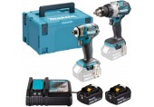 MAKITA DLX2528TJ Sada aku nářadí 18V DHP489 + DTD173 + (2x5,0Ah) + Makpac