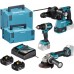 MAKITA DLX3195JX1 Aku set DDF484+DGA504+DHR243+DC18RC+2x BL1850B+2xMakpac