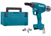 MAKITA DRV250ZJ Aku nýtovačka 4.8 / 6.0 / 6.4 mm,Li-ion LXT 18V, bez aku Z, Makpac 3