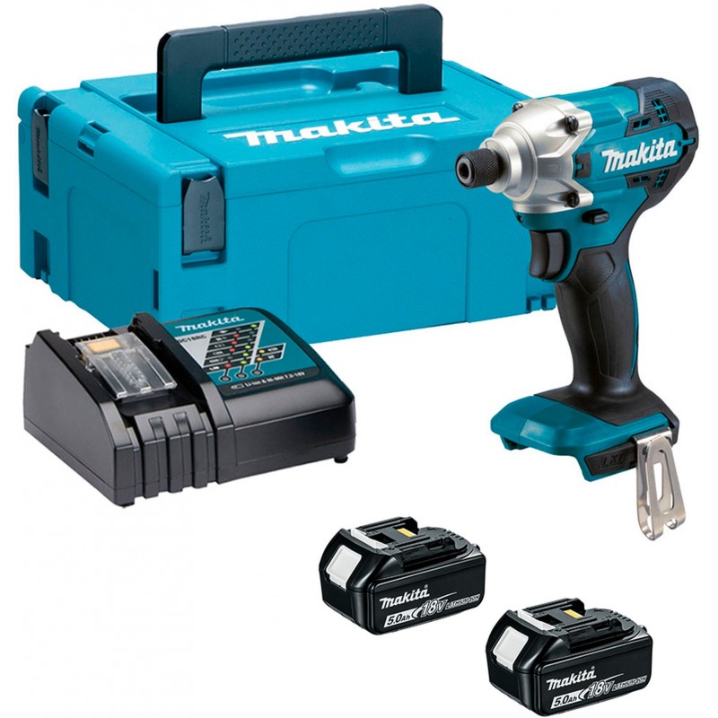 MAKITA DTD156RTJ Aku rázový šroubovák 1/4" Li-ion LXT (18V/2x5,0Ah) Makpac MAKITA DTD156RTJ Aku rázový šroubovák 1/4" Li-ion LXT (18V/2x5,0Ah) Makpac