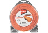 MAKITA E-02761 Struna nylonová Plus 2,4mm, 87m, oranžová, kulatá = old 369224793
