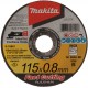 MAKITA E-10861-12 Řezný kotouč 115x0,8x22,23 nerez 12ks
