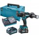 MAKITA HP001GM201 Aku bezuhlíkový příklepový šroubovák Li-ion XGT 2x40V/4,0Ah, Makpac