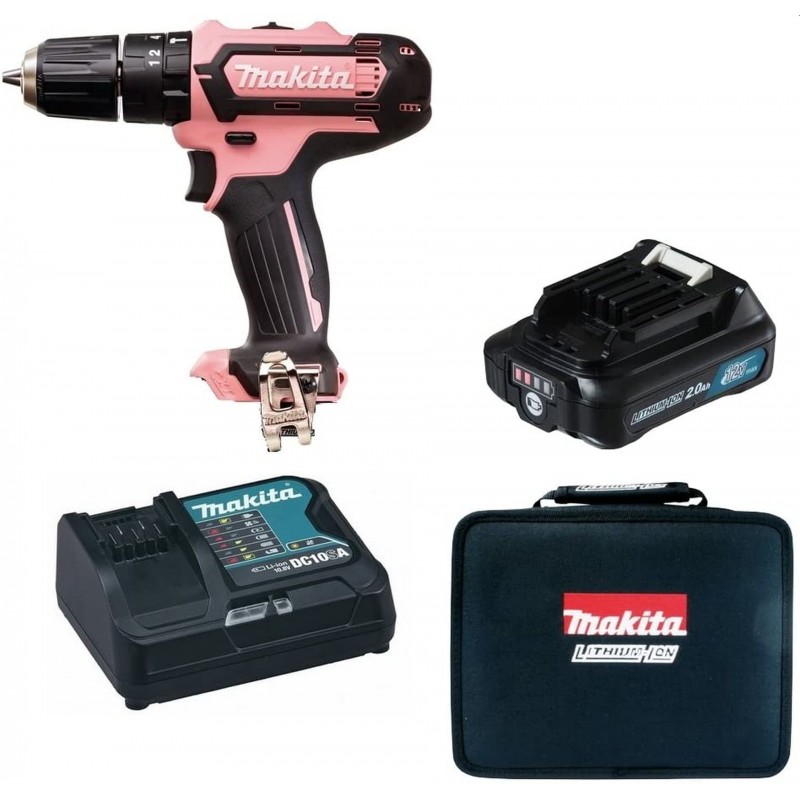 MAKITA HP331DSAP1 Aku příklepový šroubovák Li-ion CXT 12V/2,0Ah, Pink Edition