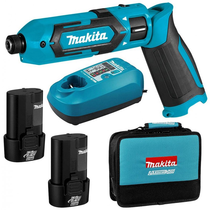 MAKITA TD022DSE Aku rázový šroubovák v tašce Li-ion (7,2V/2x1,5Ah) MAKITA TD022DSE Aku rázový šroubovák v tašce Li-ion (7,2V/2x1,5Ah)