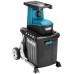 VÝPRODEJ MAKITA UD2500 Elektrický drtič větví 2500W POŠKOZEN VRCHNÍ KRYT, CHYBÍ KRYTKA KOLA!!