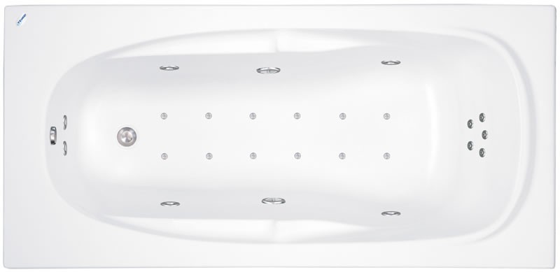 TEIKO Vana Mallorca obdélníková 170 x 80 cm - HTP systém ECO HYDRO V212170N04T04211