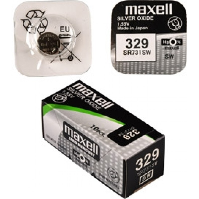 MAXELL Hodinková baterie SR 731SW / 329 LD WATCH 35009763 MAXELL Hodinková baterie SR 731SW / 329 LD WATCH 35009763