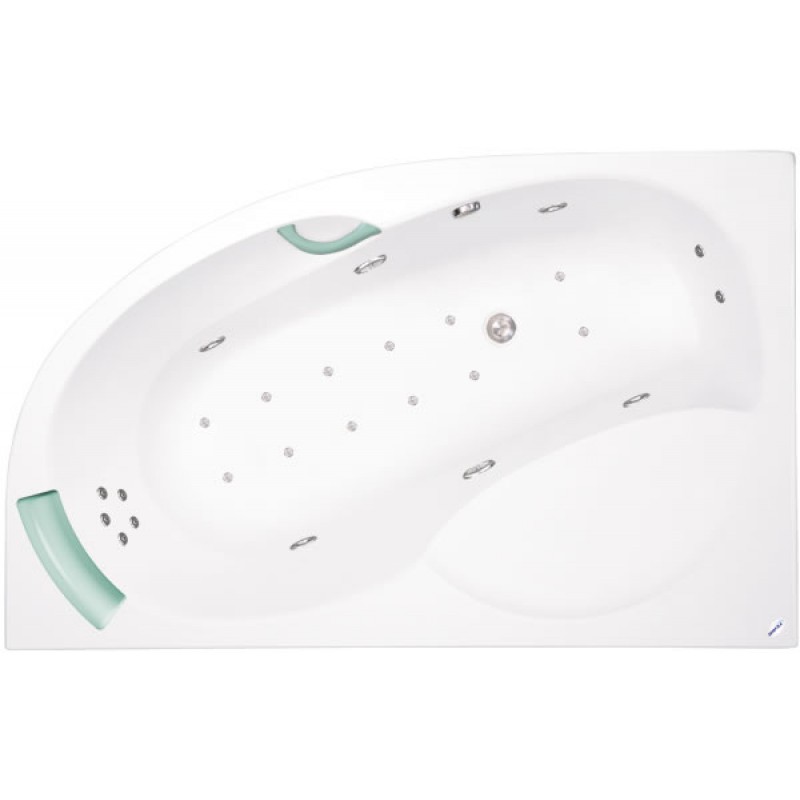 TEIKO Vana Medea 160 L rohová 160x100 cm - HTP systém ECO AIR, levá V210160L04T03221 TEIKO Vana Medea 160 L rohová 160x100 cm - HTP systém ECO AIR, levá V210160L04T03221