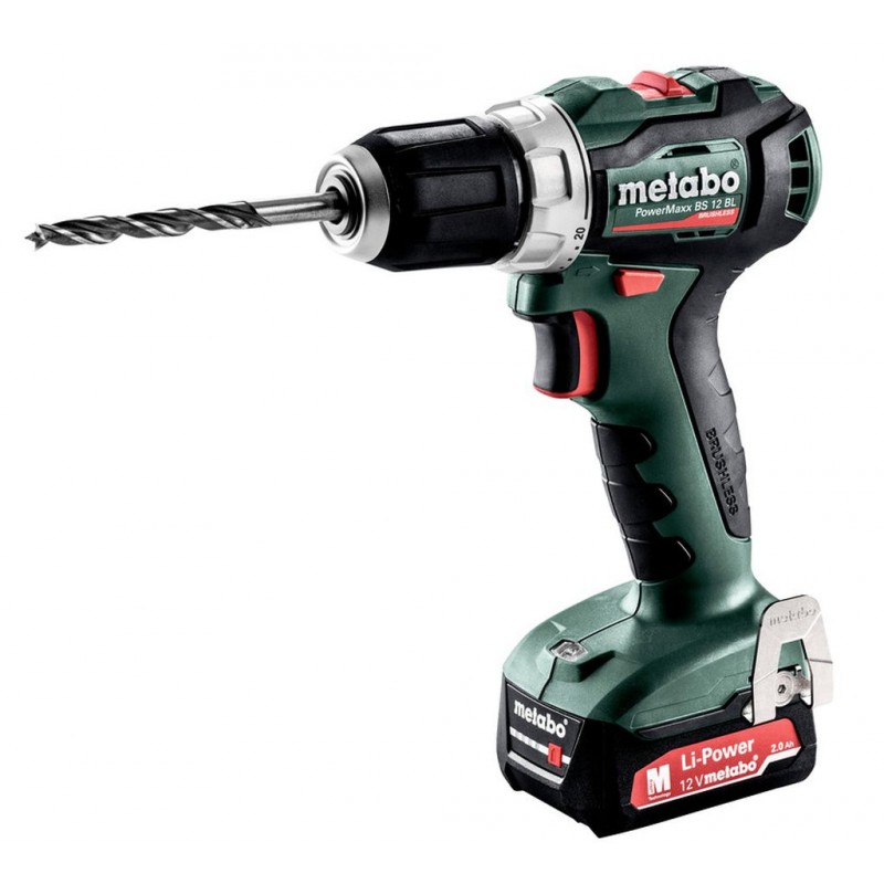 Metabo 601038500 POWERMAXX BS 12 BL Akumulátorový vrtací šroubovák, 12V 2X2AH LI-ION Metabo 601038500 POWERMAXX BS 12 BL Akumulátorový vrtací šroubovák, 12V 2X2AH LI-ION