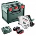 Metabo KT 18 LTX 66 BL Aku ponorná okružní pila 165 mm (2x5,5Ah/18V) MetaBOX, 601866660