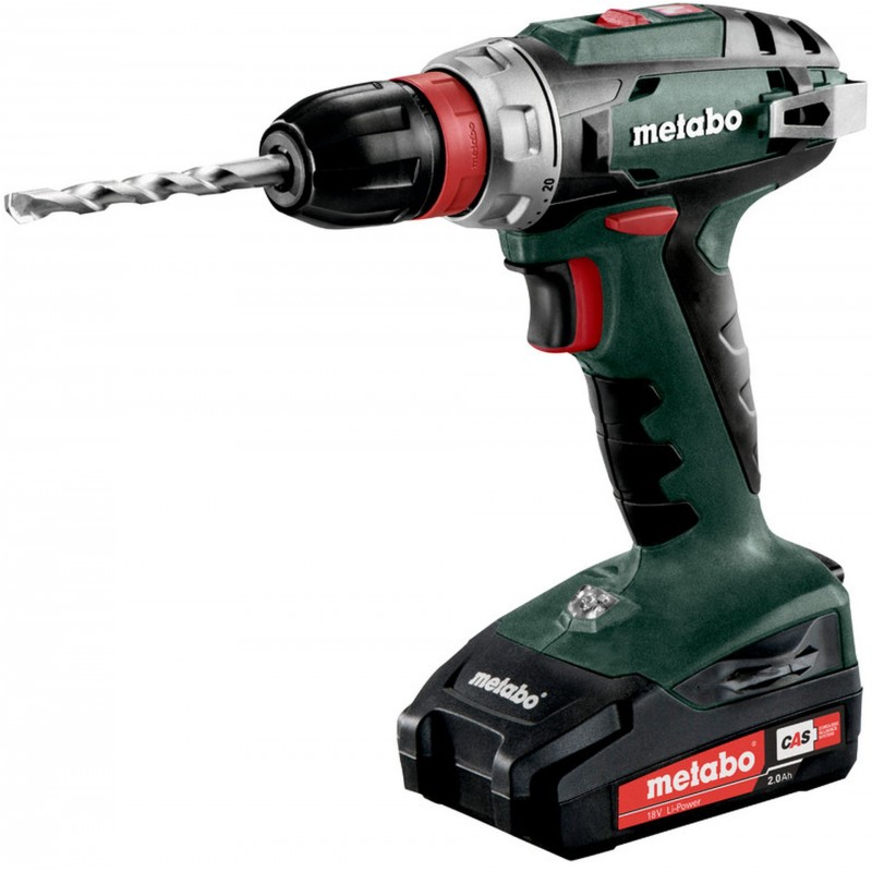 Metabo 602217500 BS 18 Quick Akumulátorový vrtací šroubovák 18V 2x2Ah Li-Ion, MetaBOX Metabo 602217500 BS 18 Quick Akumulátorový vrtací šroubovák 18V 2x2Ah Li-Ion, MetaBOX