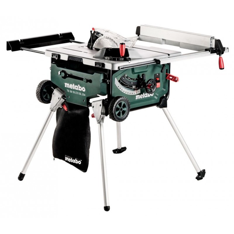 Metabo 613025810 TS 36-18 LTX BL 254 Akumulátorová stolní kotoučová pila, 18V 4X8AH LIHD