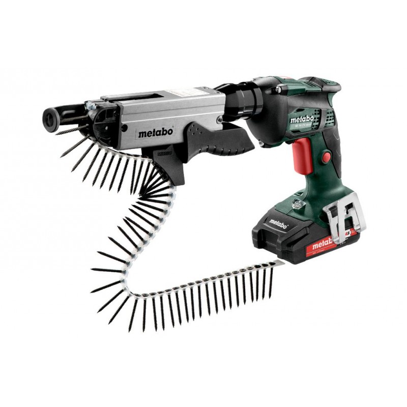 Metabo 620048510 SE 18 LTX 4000 + SM 5-55 Akumulátorový šroubovák na sádrokarton, 2X2AH Metabo 620048510 SE 18 LTX 4000 + SM 5-55 Akumulátorový šroubovák na sádrokarton, 2X2AH