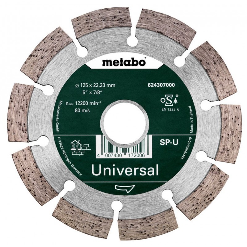 Metabo Diamantový řezný kotouč 125x22,23 mm, 624307000