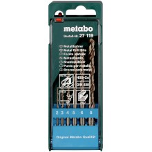 Metabo 6-Dílná kazeta vrtáků z rychlořezné oceli HSS-CO 627119000
