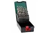 Metabo 25-dílná Sada vrtáků do kovu HSS-G 627669000