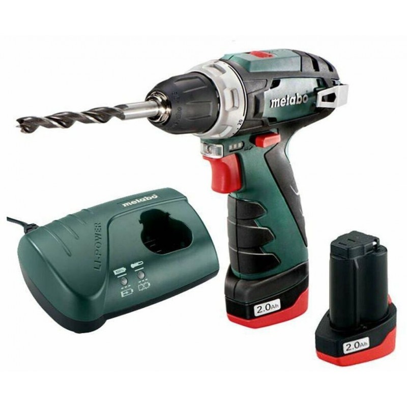 Metabo PowerMaxx BS Basic Akumulátorový vrtací šroubovák (12V/2x2,0 Ah) 4061792188242 Metabo PowerMaxx BS Basic Akumulátorový vrtací šroubovák (12V/2x2,0 Ah) 4061792188242