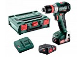 Metabo PowerMaxx BS 12 BL Q Aku vrtací šroubovák (12V/2x2,0Ah) MetaBox 118 - 601045500