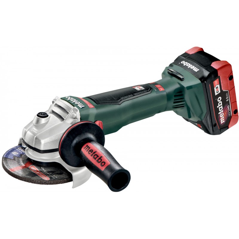 METABO WB 18 LTX BL 125 QUICK AKU Úhlová bruska 18V 2 x 8 Ah LIHD , Nabíječka ASC 30-36 V , Plastový kufr 613077810 METABO WB 18 LTX BL 125 QUICK AKU Úhlová bruska 18V 2 x 8 Ah LIHD , Nabíječka ASC 30-36 V , Plastový kufr 613077810