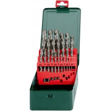 Metabo Sada vrtáků v kazetě HSS-G, SP, 25-dílná 627154000