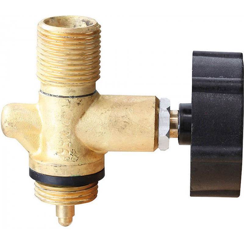 MEVA PB ventil na 2 kg láhev zavit G3/8" L, 2156A MEVA PB ventil na 2 kg láhev zavit G3/8" L, 2156A