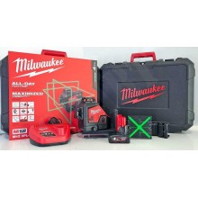 Milwaukee M12 3PL-401C Aku Křížový liniový laser 360° 1x4.0 Ah, Kufr 4933478102