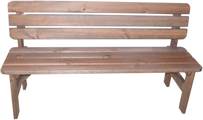 Zahradní lavice MIRIAM 180x51x80 cm, borovice mořená 151/9