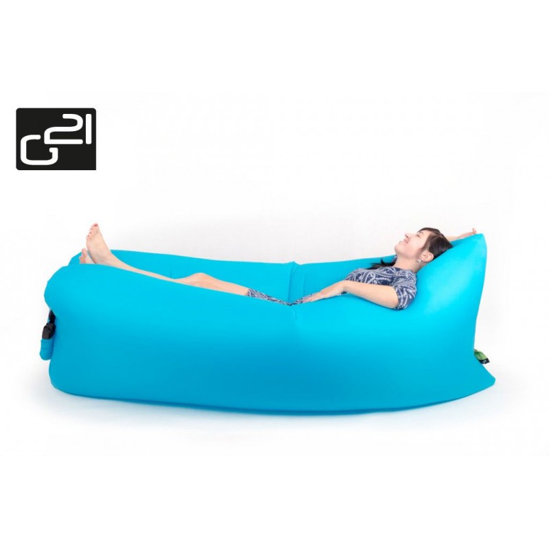 Nafukovací vak G21 Lazy Bag Blue 635340