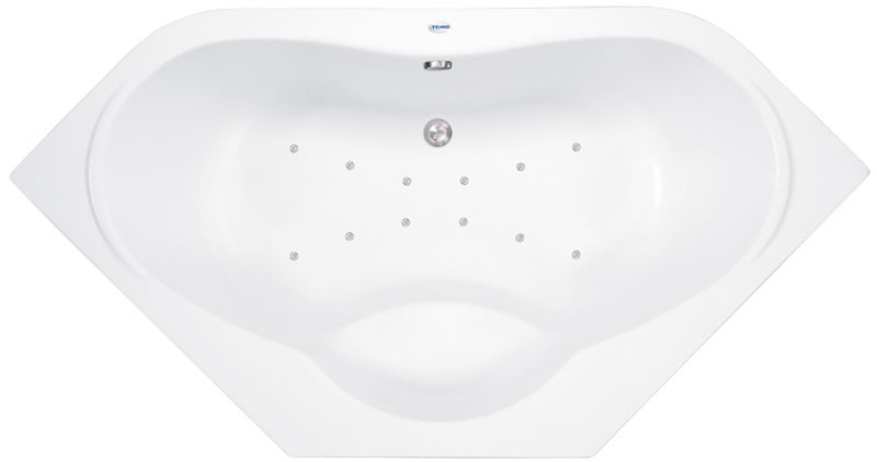 TEIKO Vana Naxos rohová 140x140 cm - HTP systém ECO HYDRO V211140N04T03211