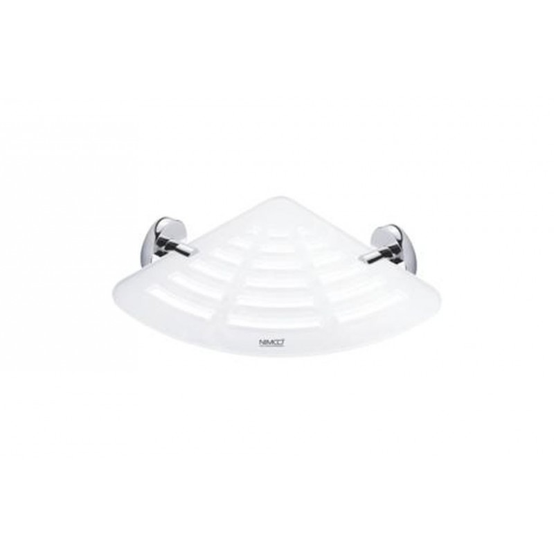 NIMCO UNIX police rohová s frézováním 23 cm Plexiglass/chrom UNX211-26