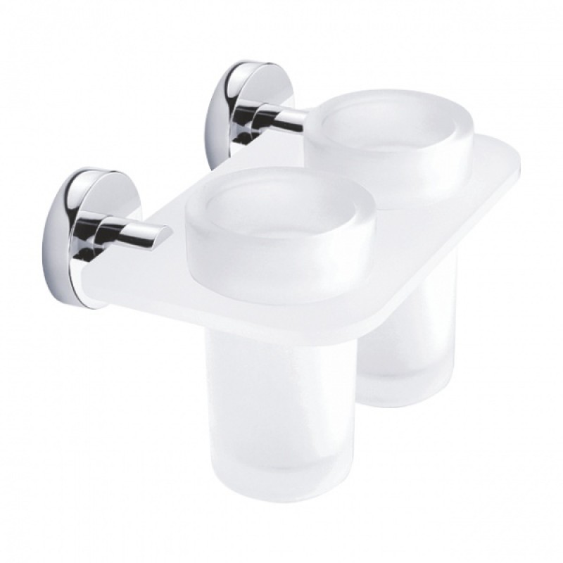 NIMCO UNIX Ixi držák sklenky dvojitý, chrom UN X3-58DW-26