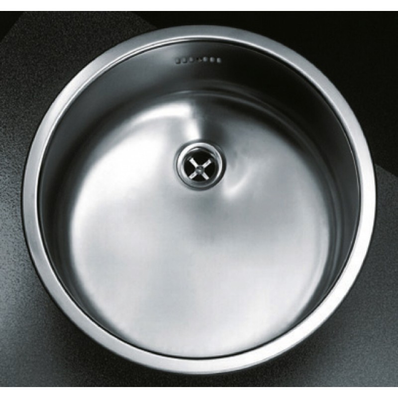 NORMA 526-UT dřez kruhový s přepadem, nerez, R=40 cm