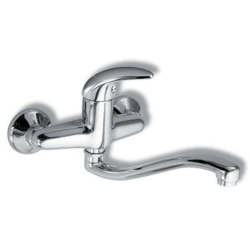 NOVASERVIS METALIA 55 Dřezová / umyvadlová nástěnná baterie, 100mm chrom 55074,0 NOVASERVIS METALIA 55 Dřezová / umyvadlová nástěnná baterie, 100mm chrom 55074,0