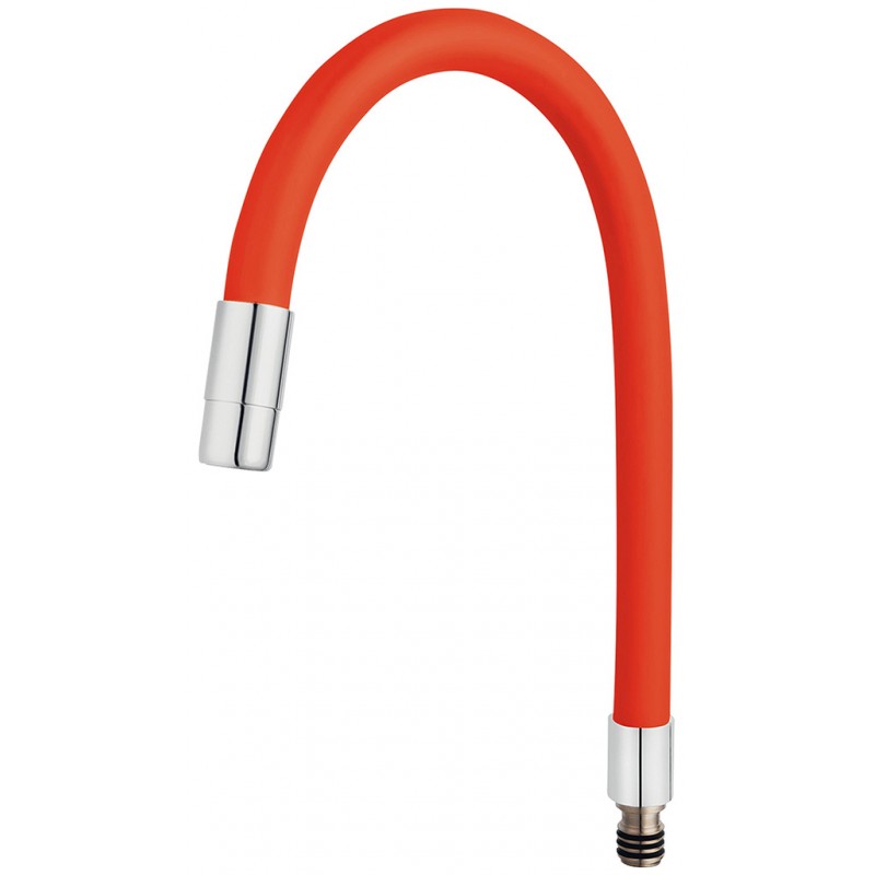 NOVASERVIS Elastické rameno k baterii 70710 červená/chrom RAM70710,0CV