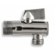 NOVASERVIS rohový ventil s filtrem hliníková páka 1/2"x 3/8" CF3008/10