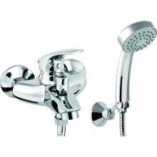 NOVASERVIS METALIA 57 Vanová nástěnná baterie 100 mm s příslušenstvím chrom 57024,0