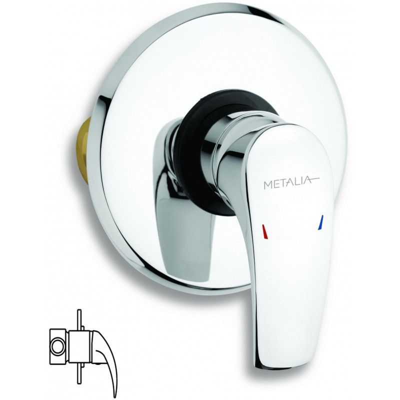NOVASERVIS METALIA 57 Sprchová podomítková baterie chrom 57050,0 NOVASERVIS METALIA 57 Sprchová podomítková baterie chrom 57050,0