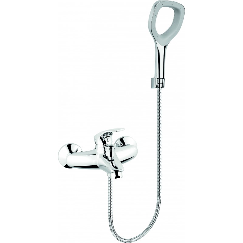 NOVASERVIS METALIA 57 ECO+ Vanová nástěnná baterie s přísl. chrom,150 mm 57020,0E