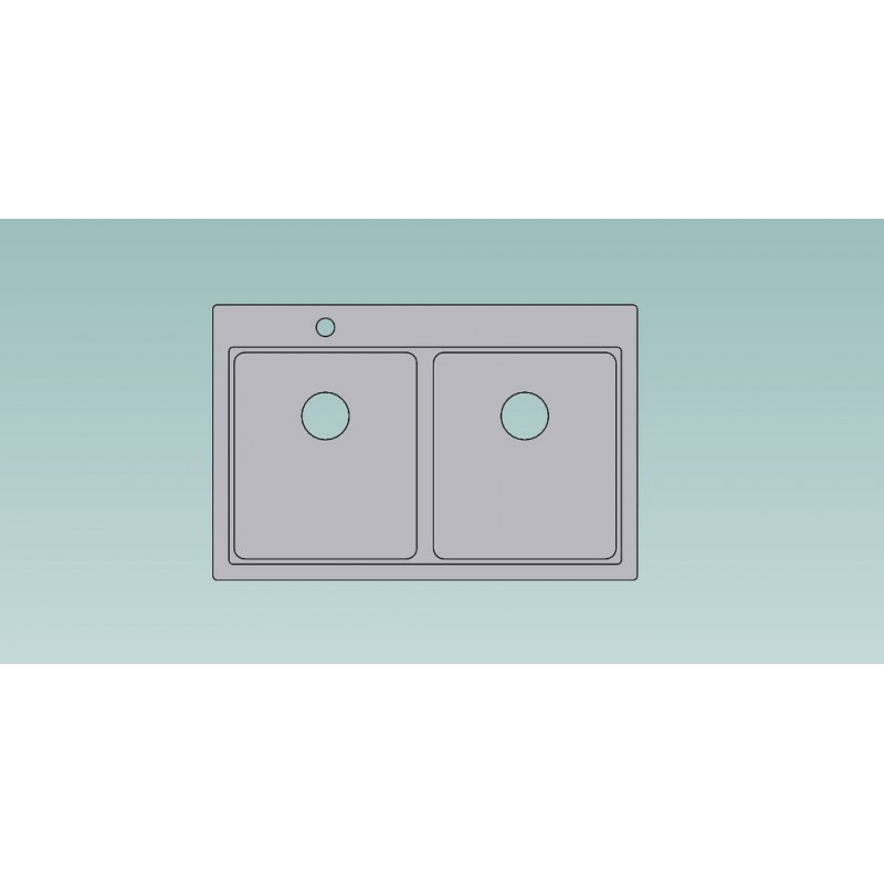 Otvor do dvoudřezu vlevo Otvor do dvoudřezu vlevo