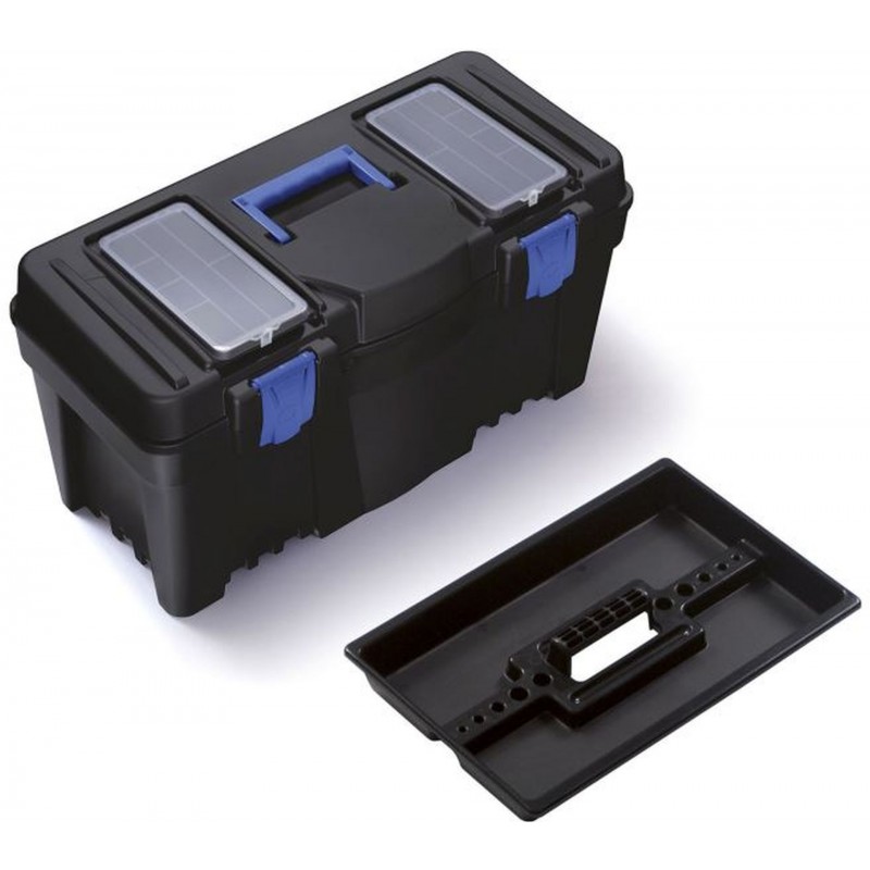 Prosperplast CALIBER Plastový kufr na nářadí modrý, 550 x 267 x 270 mm N22S Prosperplast CALIBER Plastový kufr na nářadí modrý, 550 x 267 x 270 mm N22S