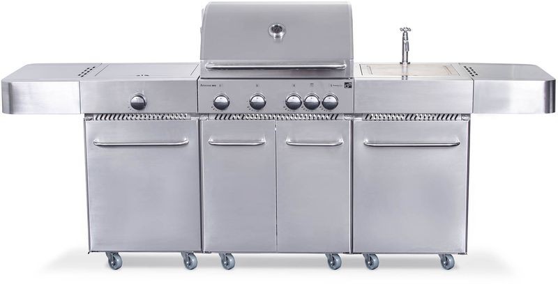 G21 Plynový gril Arizona, BBQ kuchyně Premium Line 6 hořáků + zdarma redukční ventil 6390330 G21 Plynový gril Arizona, BBQ kuchyně Premium Line 6 hořáků + zdarma redukční ventil 6390330