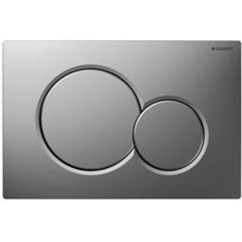 Geberit Sigma01 Ovládací tlačítko, pro 2 množství splachování, Pochromovaná matná 115.770.46.5 Geberit Sigma01 Ovládací tlačítko, pro 2 množství splachování, Pochromovaná matná 115.770.46.5